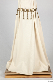  Photos Medieval Princess in cloth dress 3 beige dress beige skirt lower body medieval clothing medieval princess 0001.jpg
